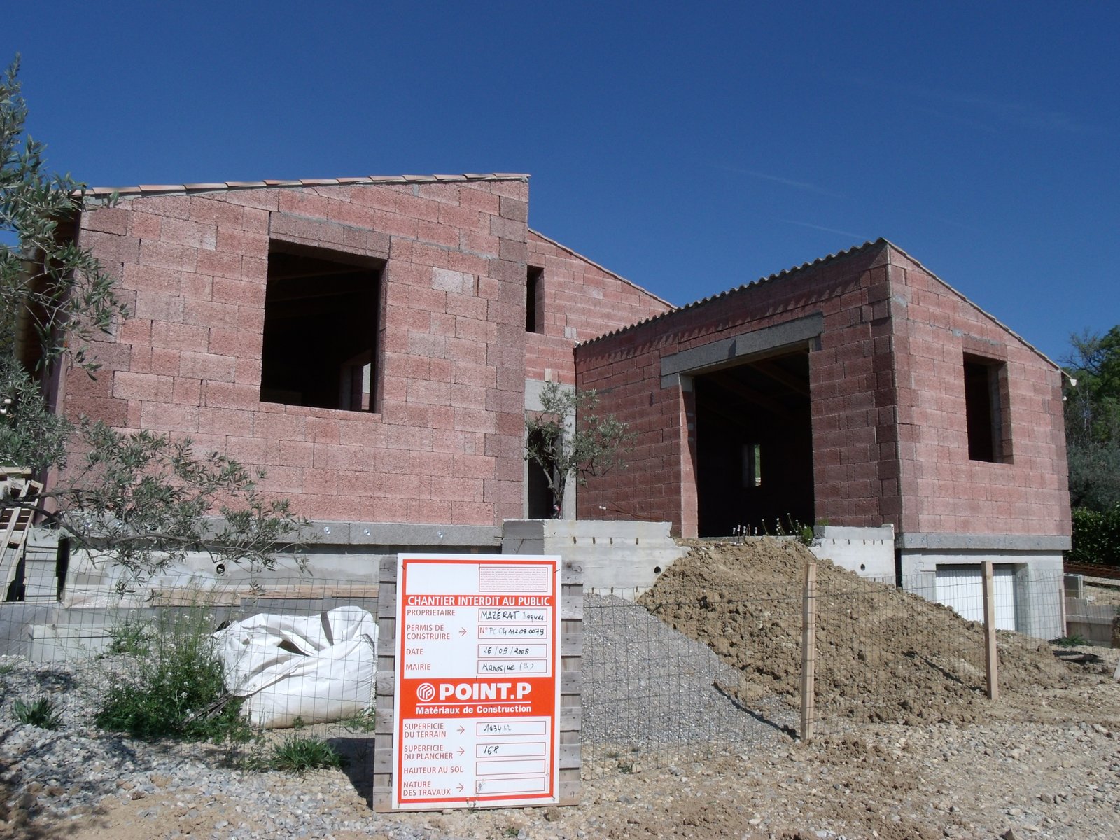 Mise en place de fondations